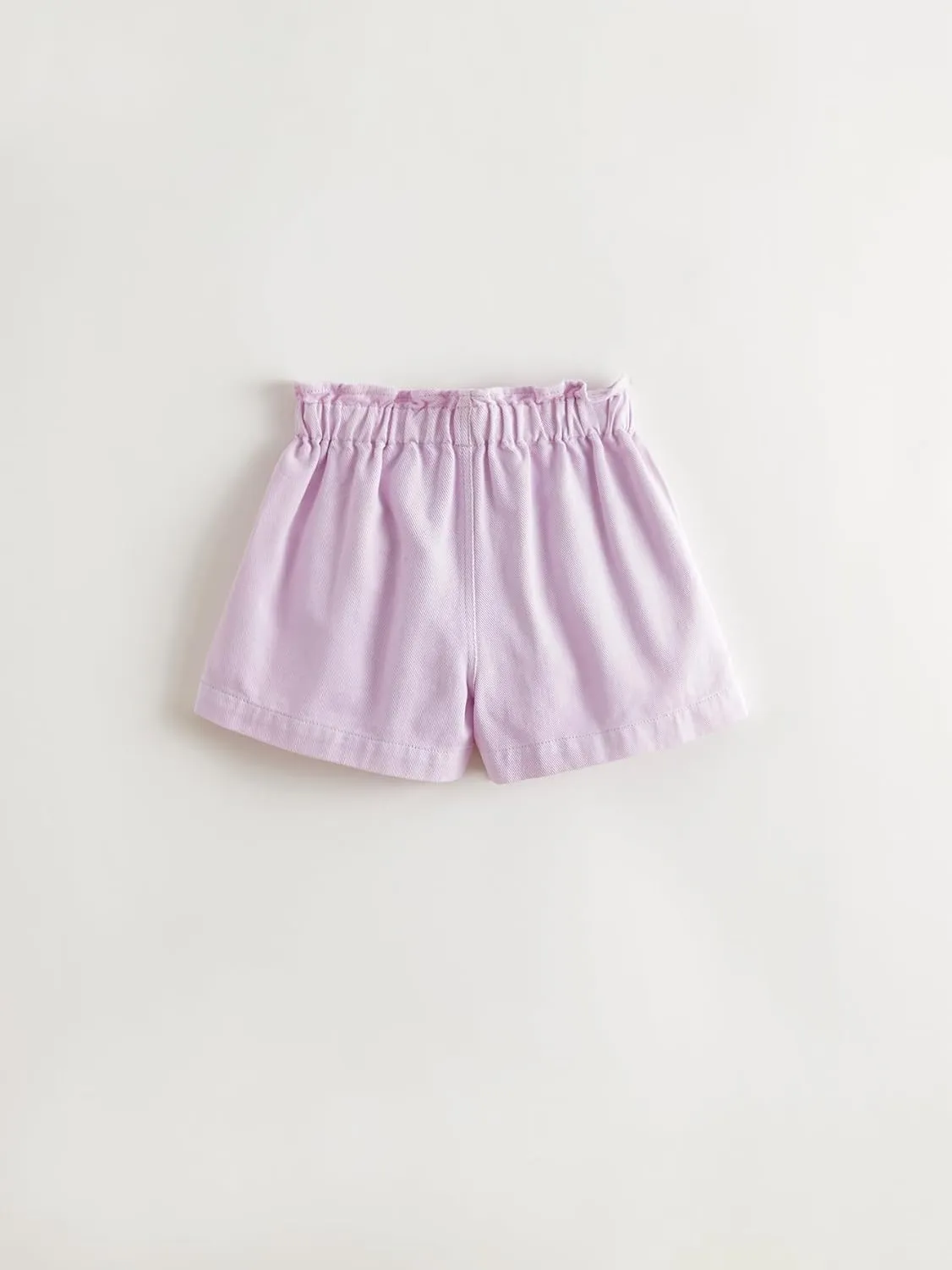 marc & janie Toddler Girl Cotton Denim Shorts Stylish Lace Waist Bottoms 550859