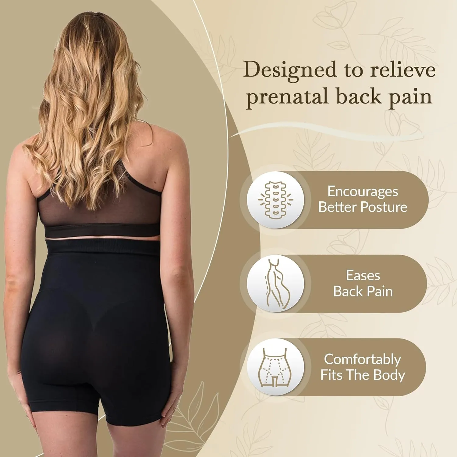 Maternity Shapewear for Women - Breathable & Anti-Chafing Maternity Underwear for Belly, Back- Pregnancy Gifts for Moms