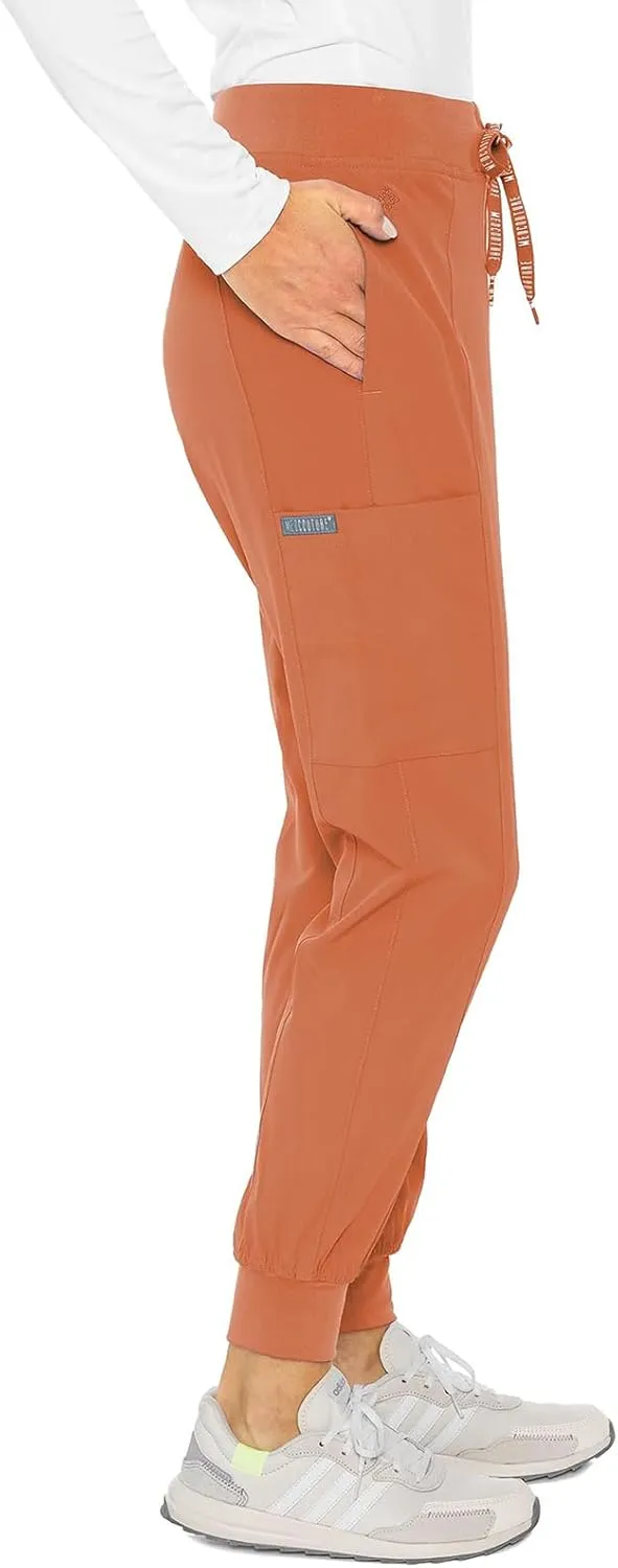 Med Couture Scrub Jogger Pants for Women, Seamed Bottoms with 4 Spacious Pockets MC8721