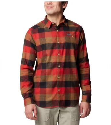 MEN'S FLANNEL LONG SLEEVE SHIRT - NAVY CLASSIC MULTI TARTAN