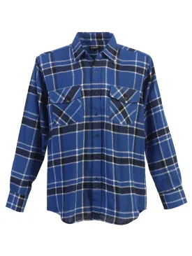 Men's Plaid Flannel Shirt, Size 4X
