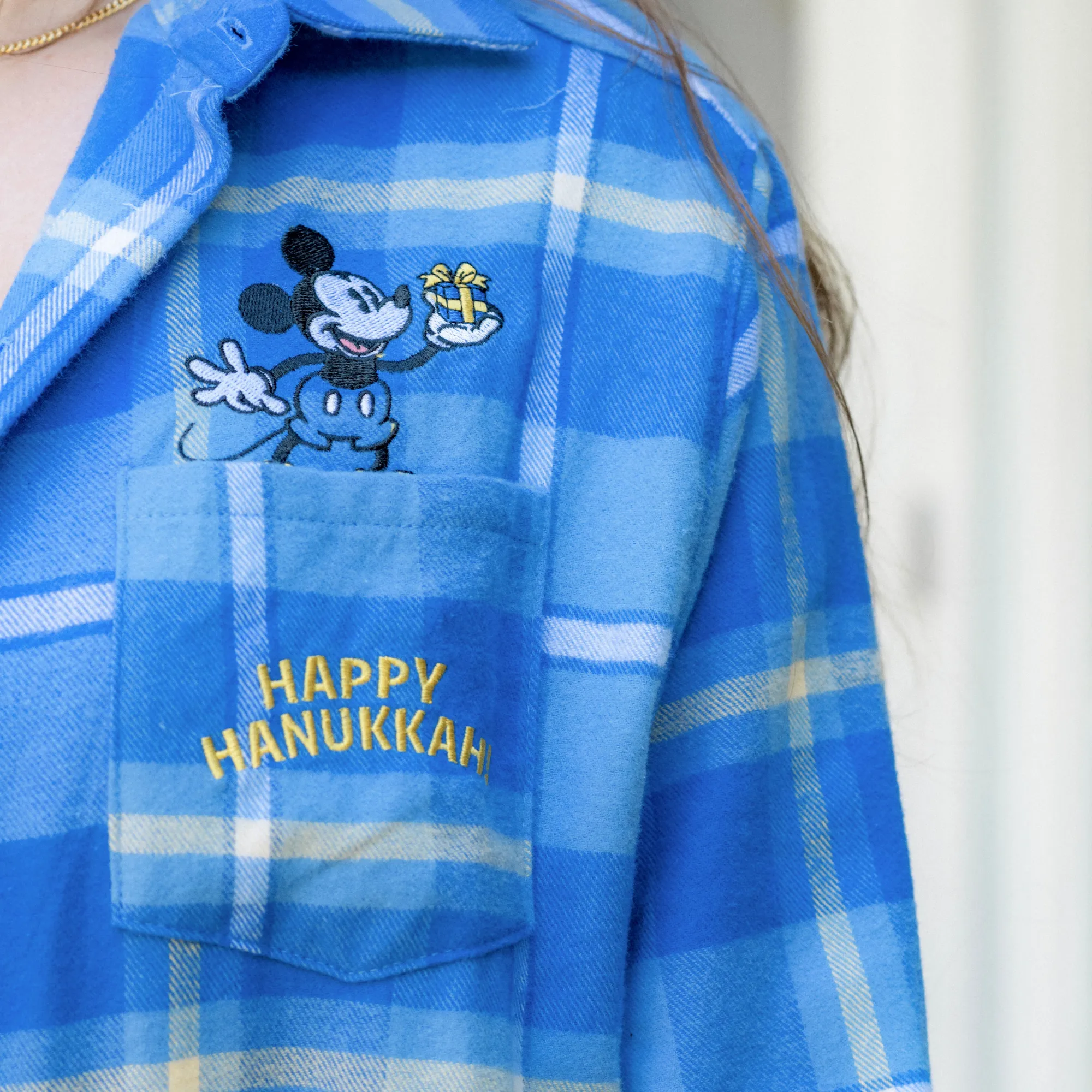Mickey Hanukkah Flannel