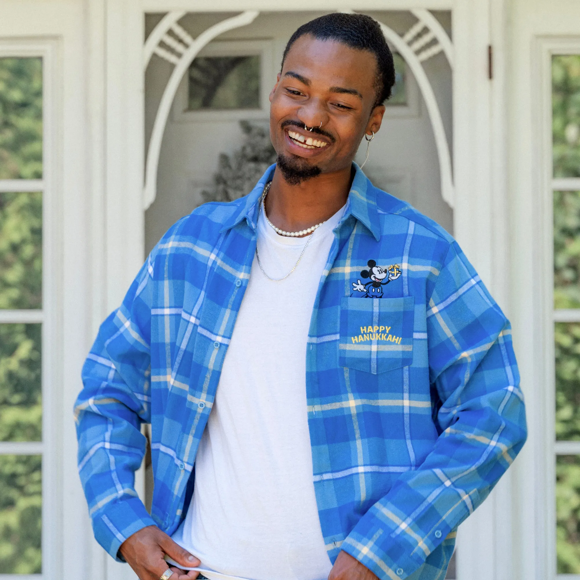 Mickey Hanukkah Flannel