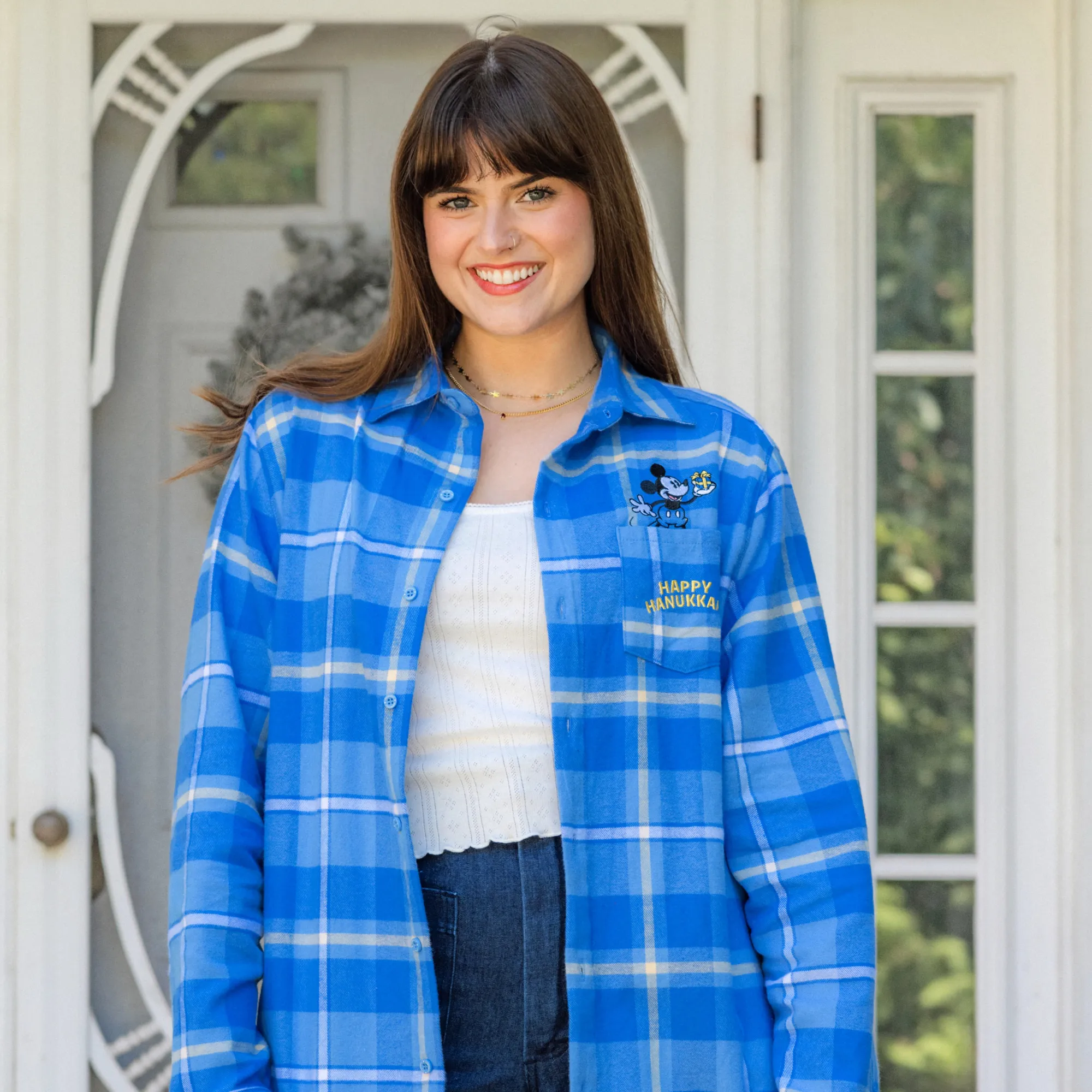 Mickey Hanukkah Flannel