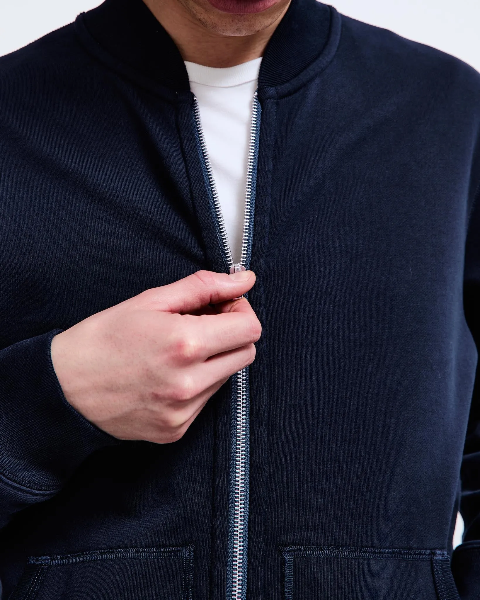 Midweight Terry Full Zip Bomber