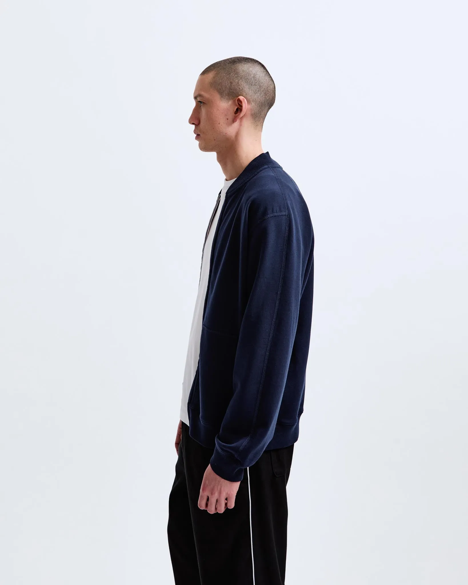 Midweight Terry Full Zip Bomber