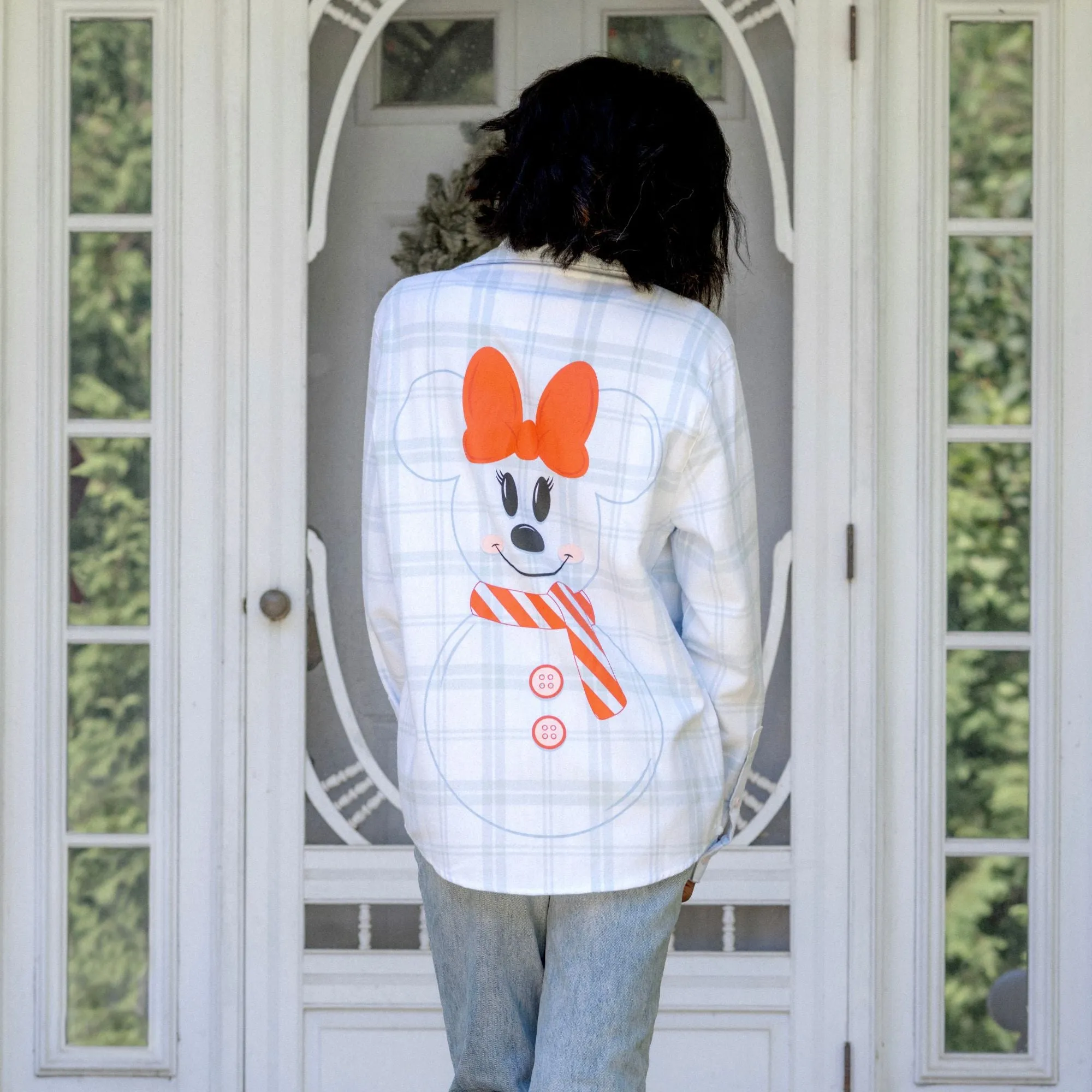 Minnie Snowman Scented Flannel