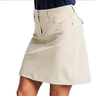 Optimized Product Title: Marika Womens Nivo Skort in Cement Gray - Stylish and Comfortable Sportswear