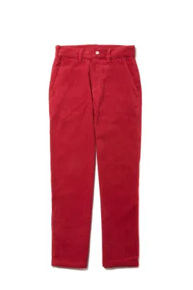 OLD LOGO CORDUROY PANTS RED