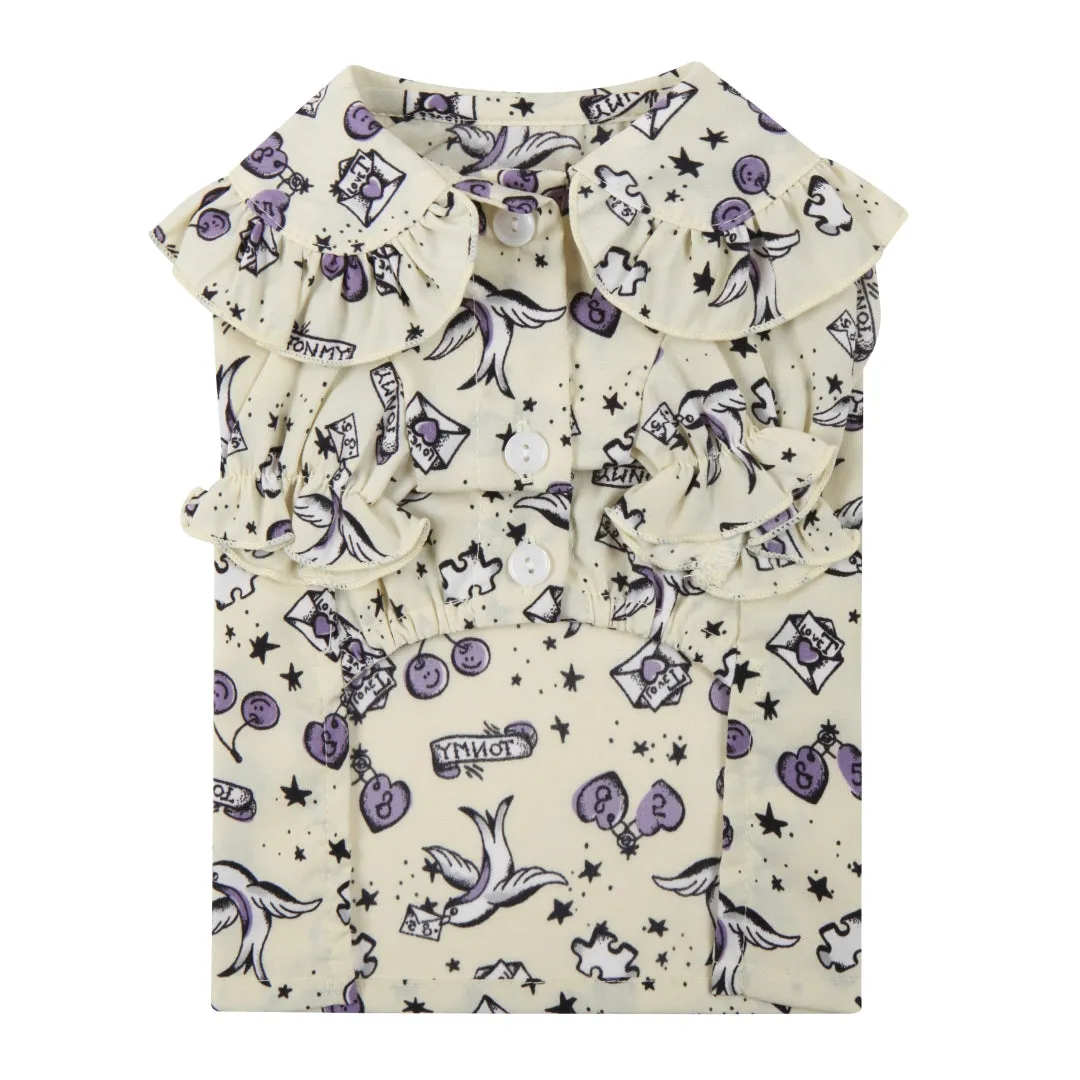Pajama Blouse - Yellow