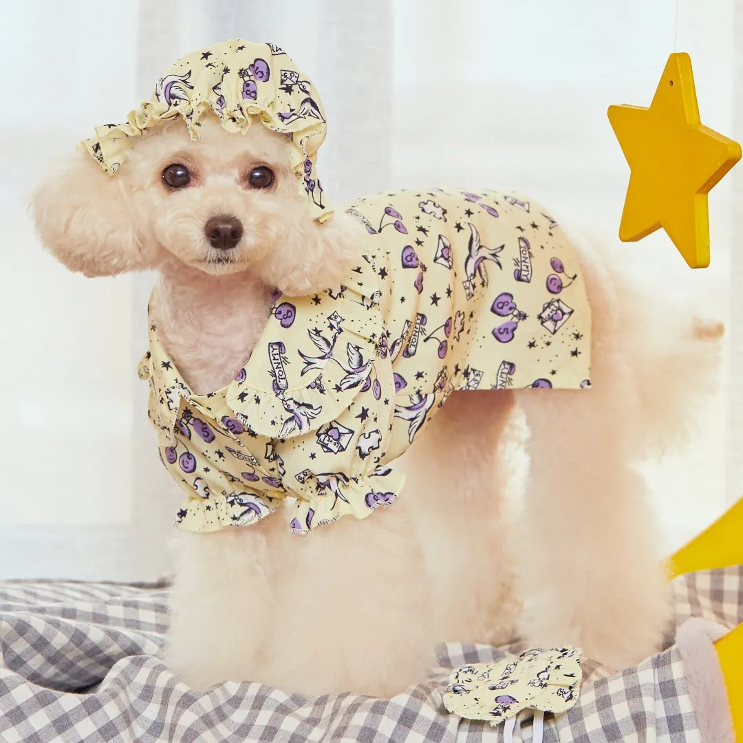 Pajama Blouse - Yellow