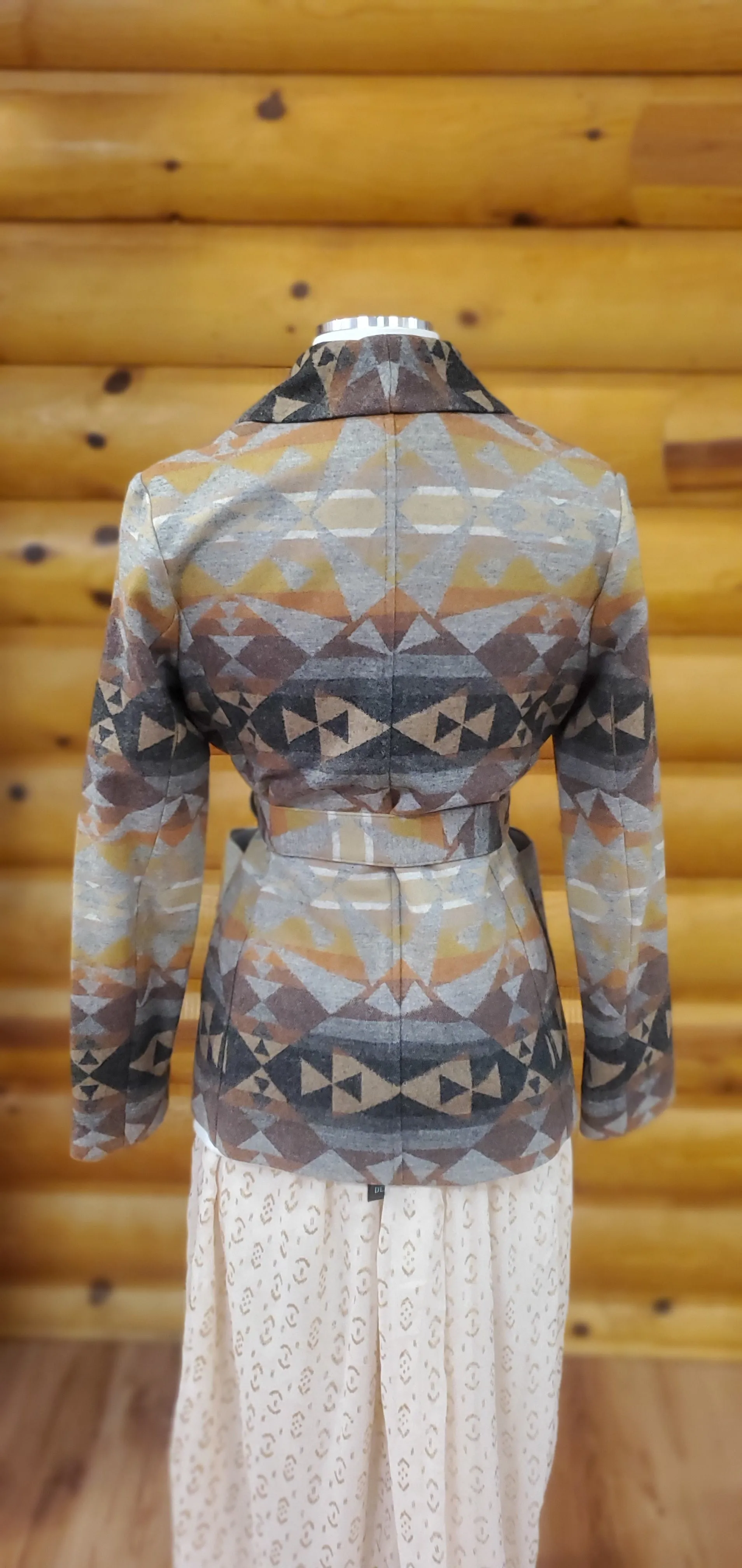 Pendleton® Ladies Wrap Jacket, Grey Mesa