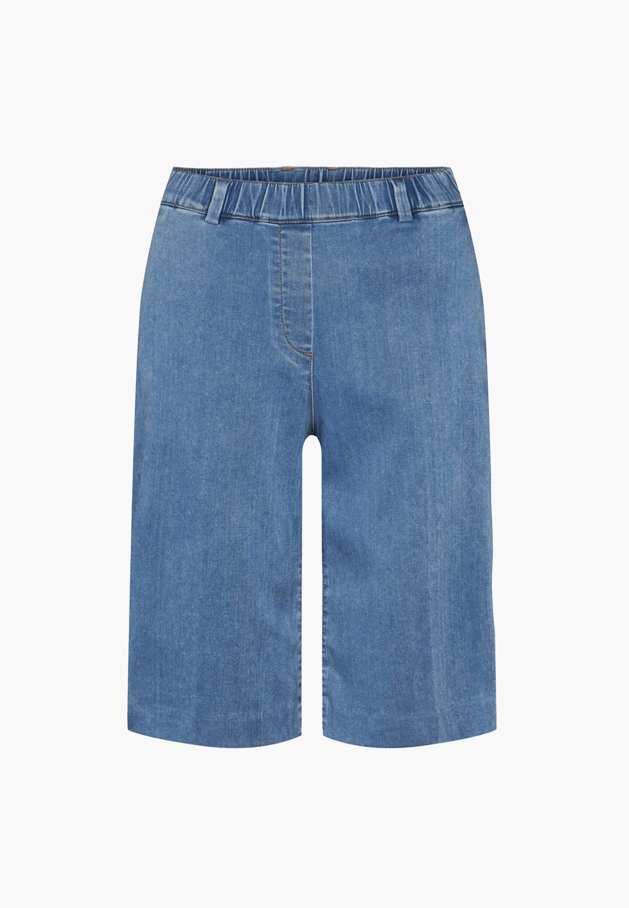 Phoebe Loose Shorts - Washed Blue Denim
