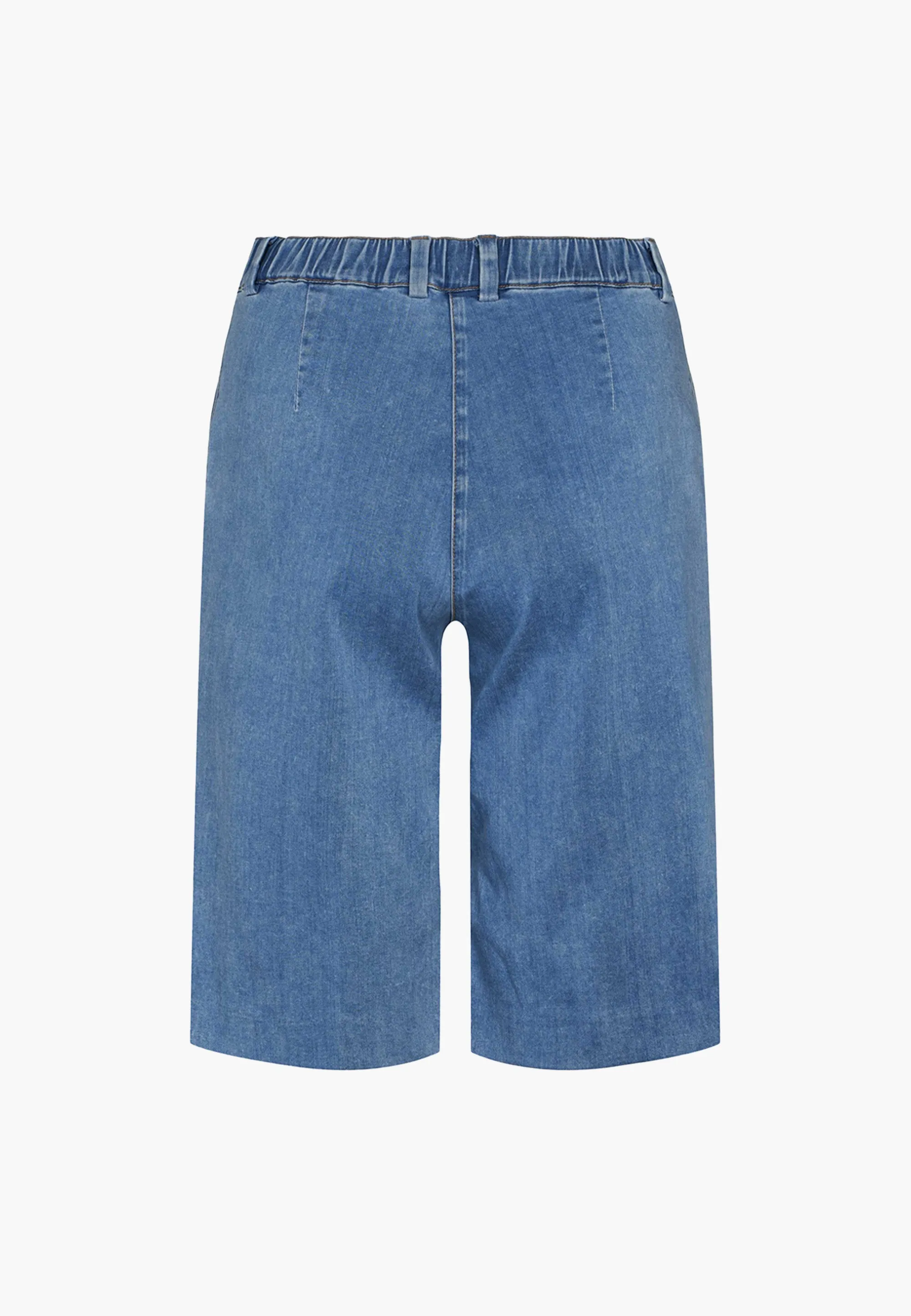 Phoebe Loose Shorts - Washed Blue Denim
