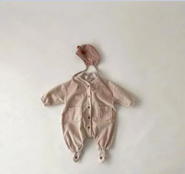 Pocket Sized Corduroy Onesie