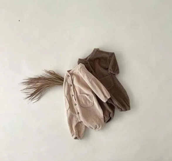 Pocket Sized Corduroy Onesie
