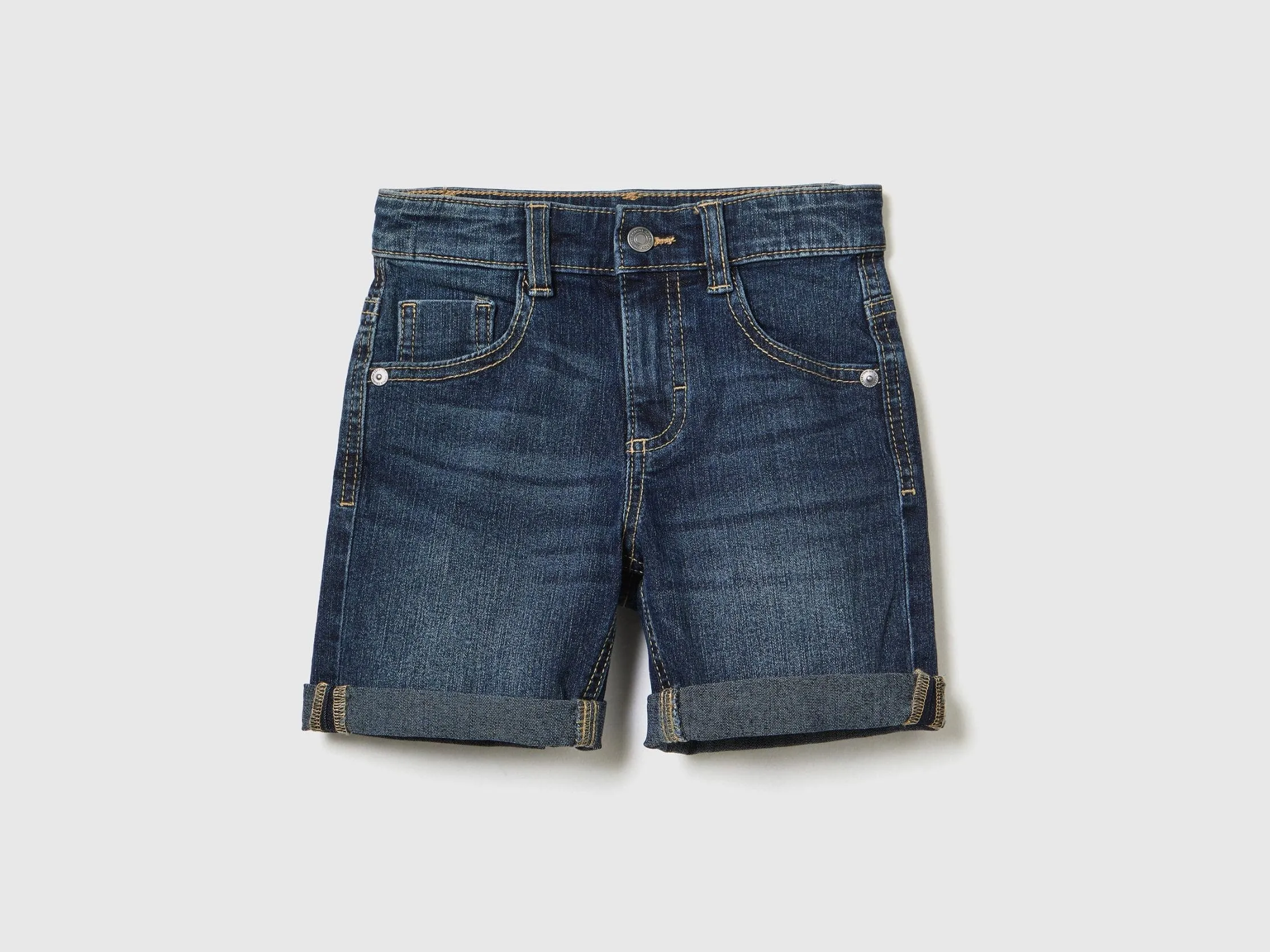 "Eco-Recycle" denim bermudas