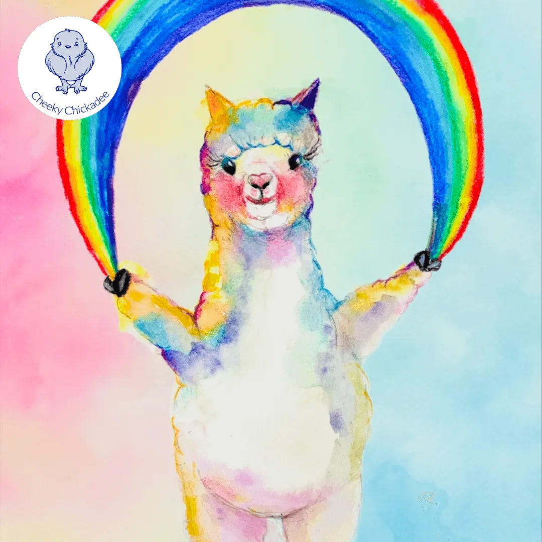 Rainbow Alpacca Raincoat