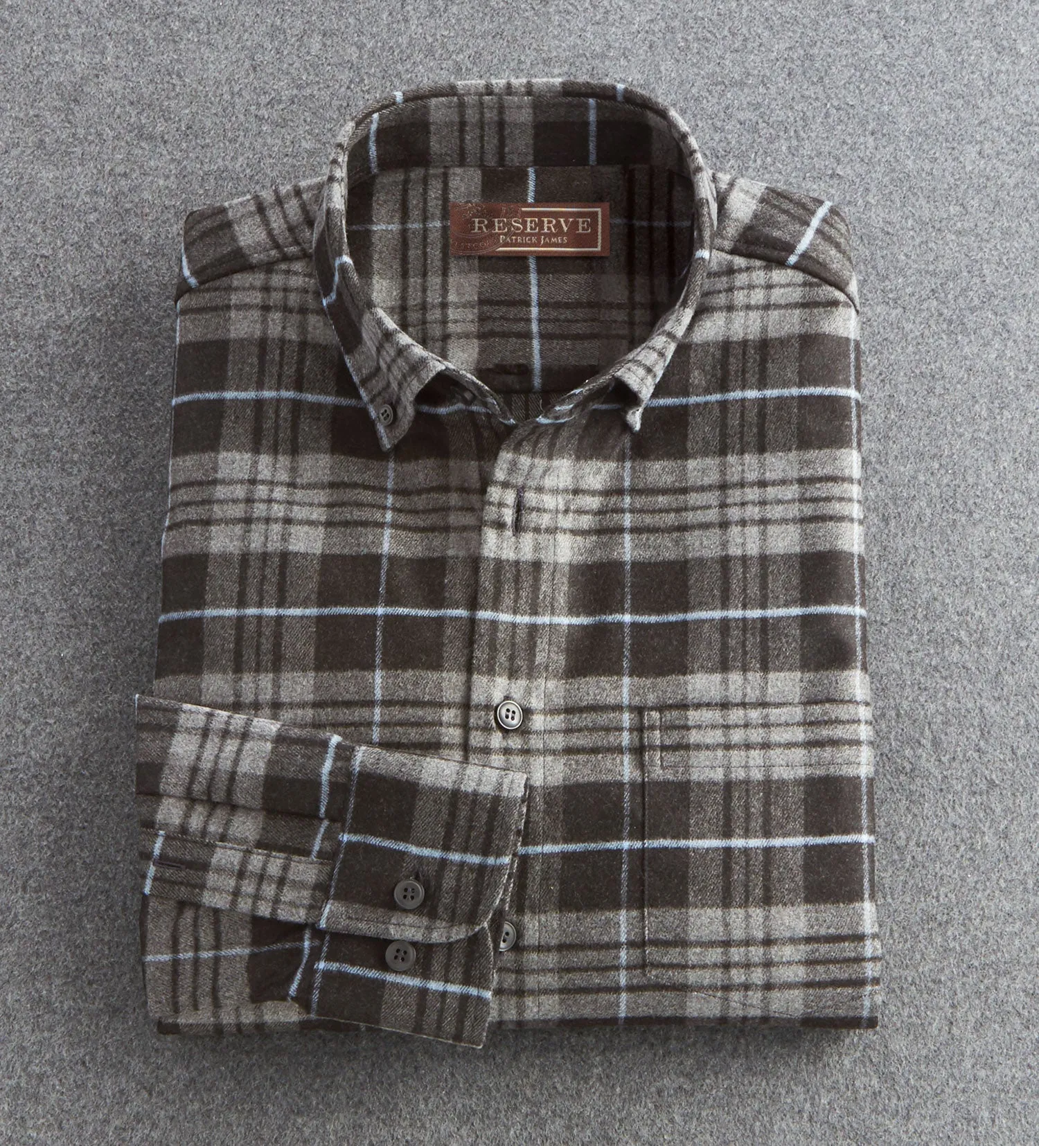 Reserve Ceramica Plaid Long Sleeve Shirt