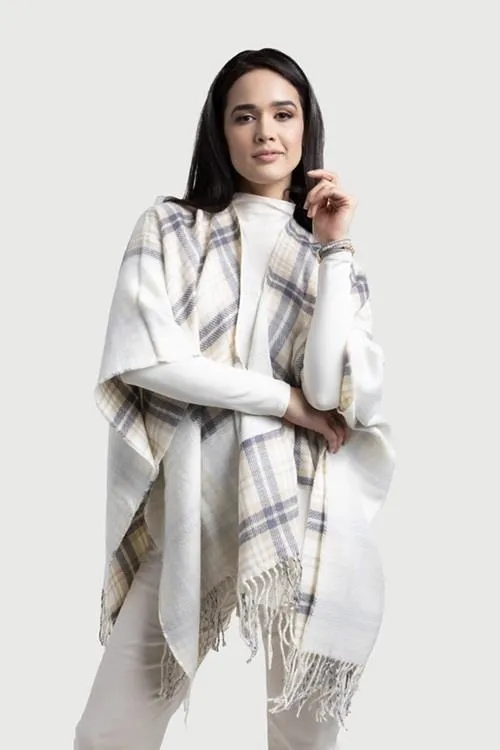Saachi Plaid Cape #807319