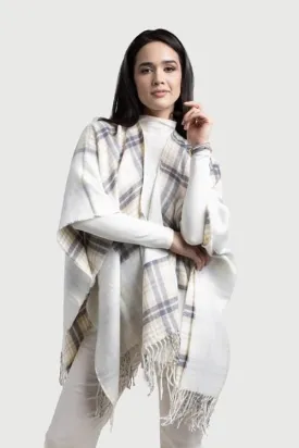 Saachi Plaid Cape #807319