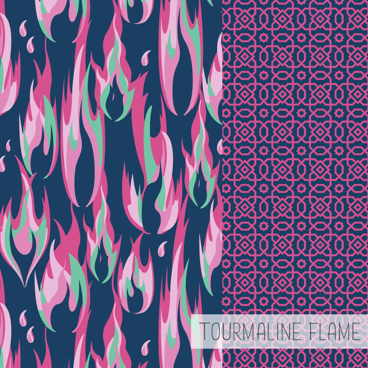 Sale Skort | Tourmaline Flames