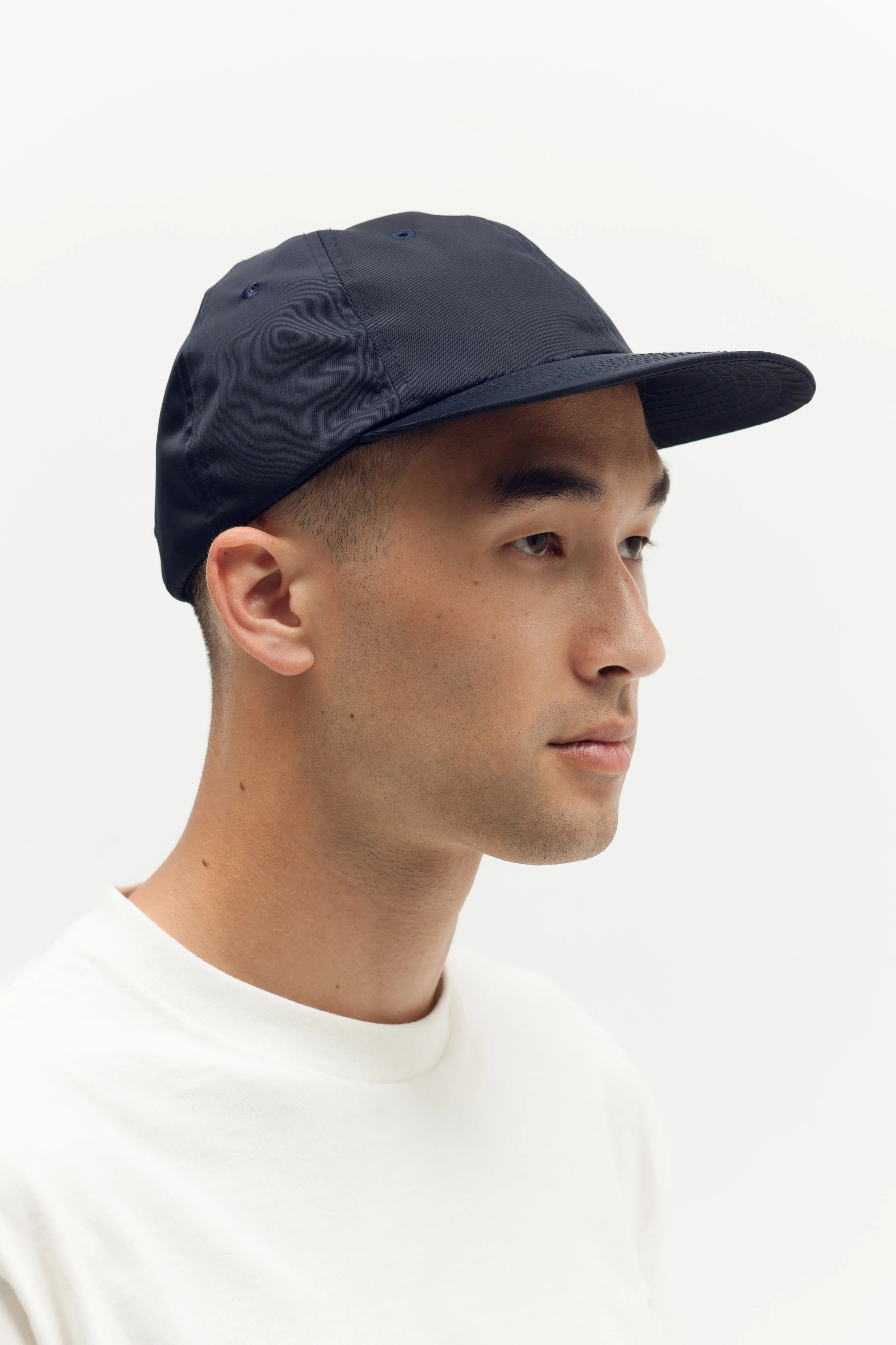 Satin Ball Cap - Navy