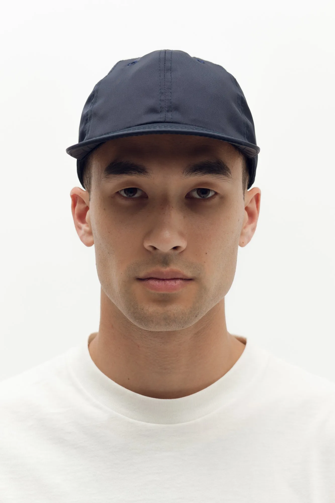 Satin Ball Cap - Navy