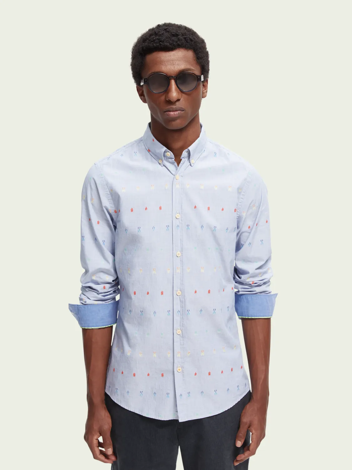 Scotch & Soda - Slim-fit fill coupe shirt