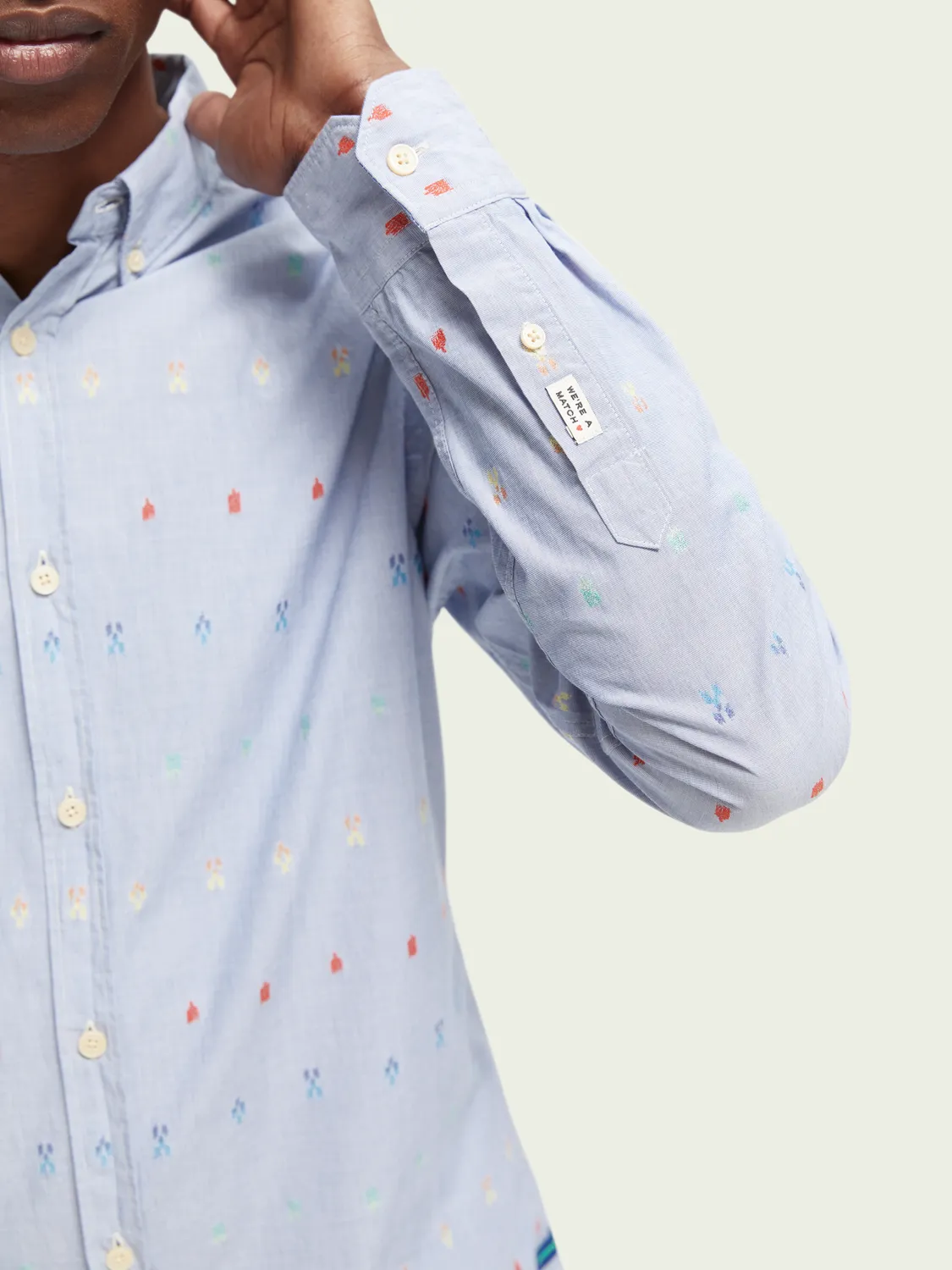 Scotch & Soda - Slim-fit fill coupe shirt
