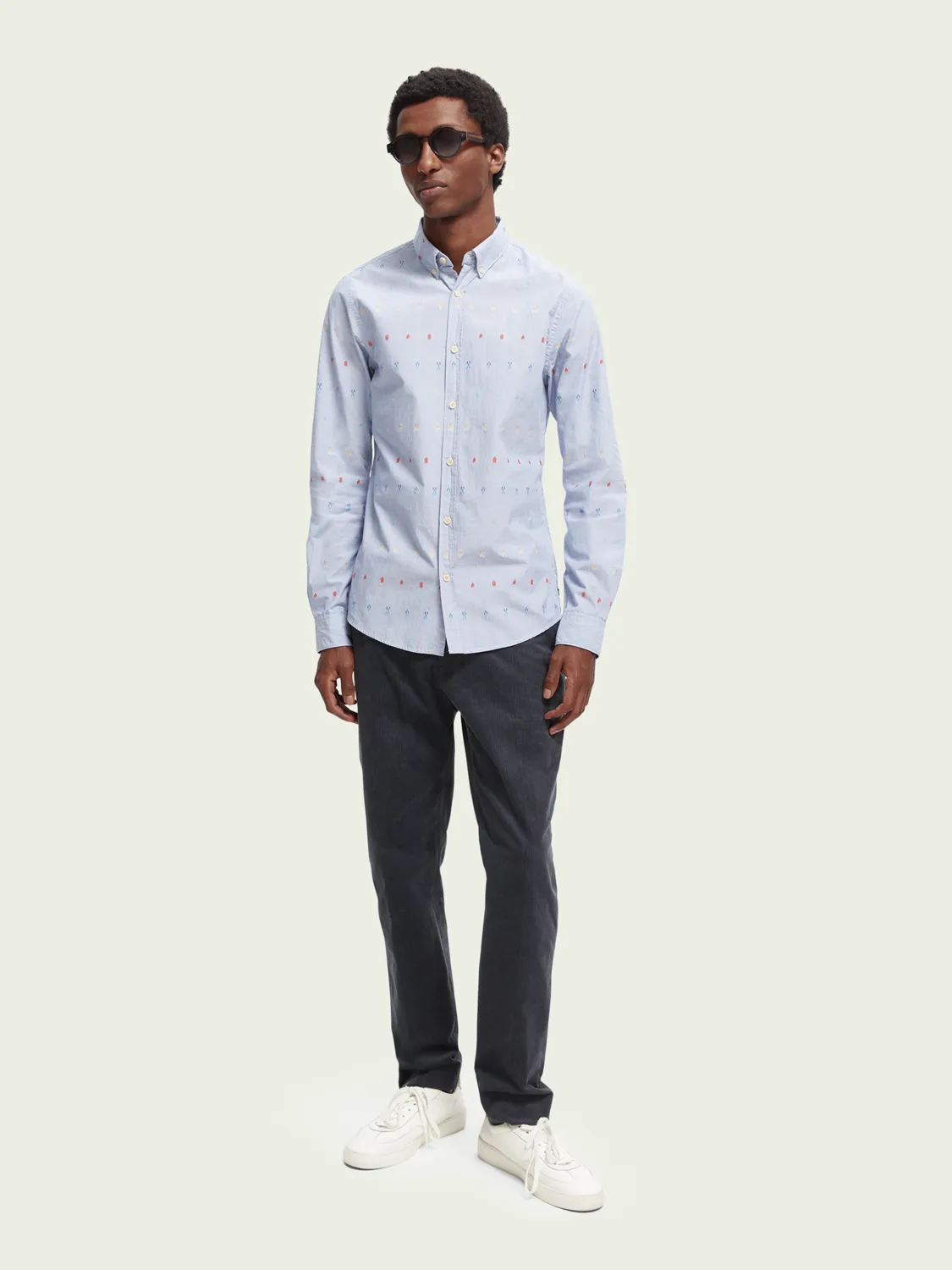 Scotch & Soda - Slim-fit fill coupe shirt