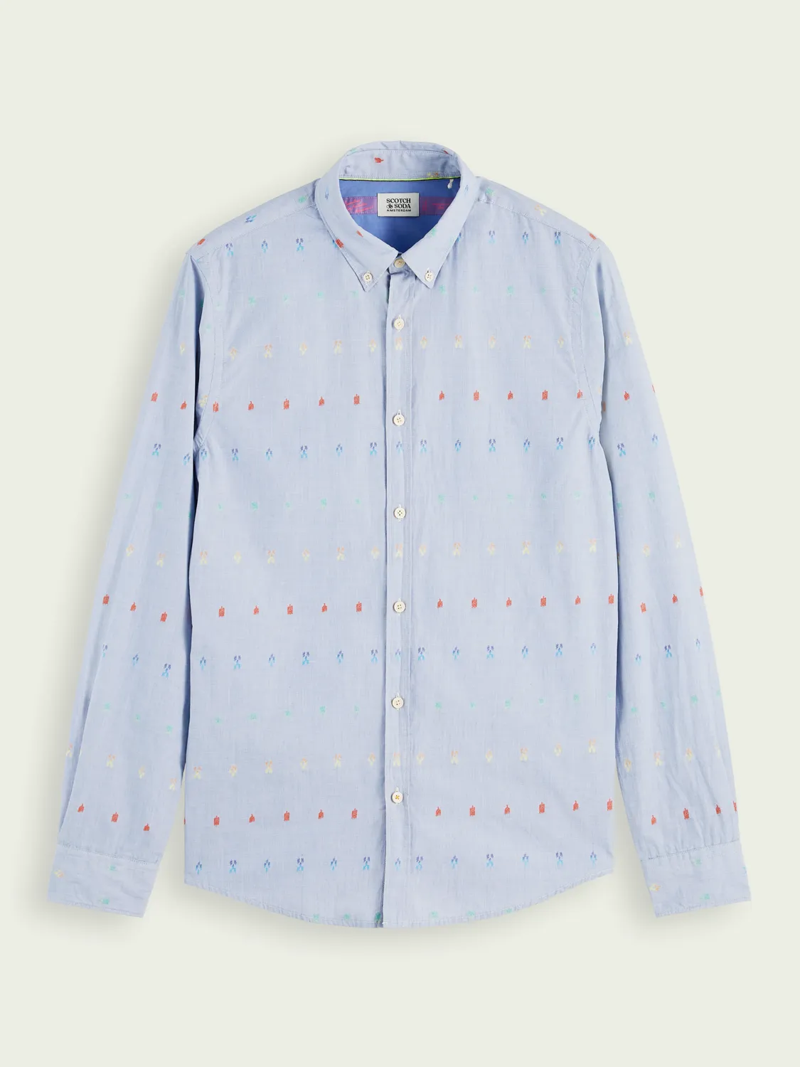 Scotch & Soda - Slim-fit fill coupe shirt