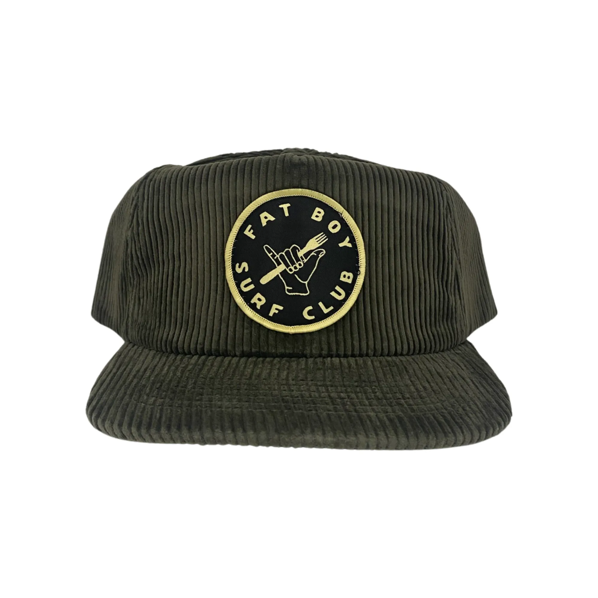 Shaka Fork Corduroy Surf Hat - Olive