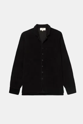 SHIRT LONG SLEEVE TERRY BLACK