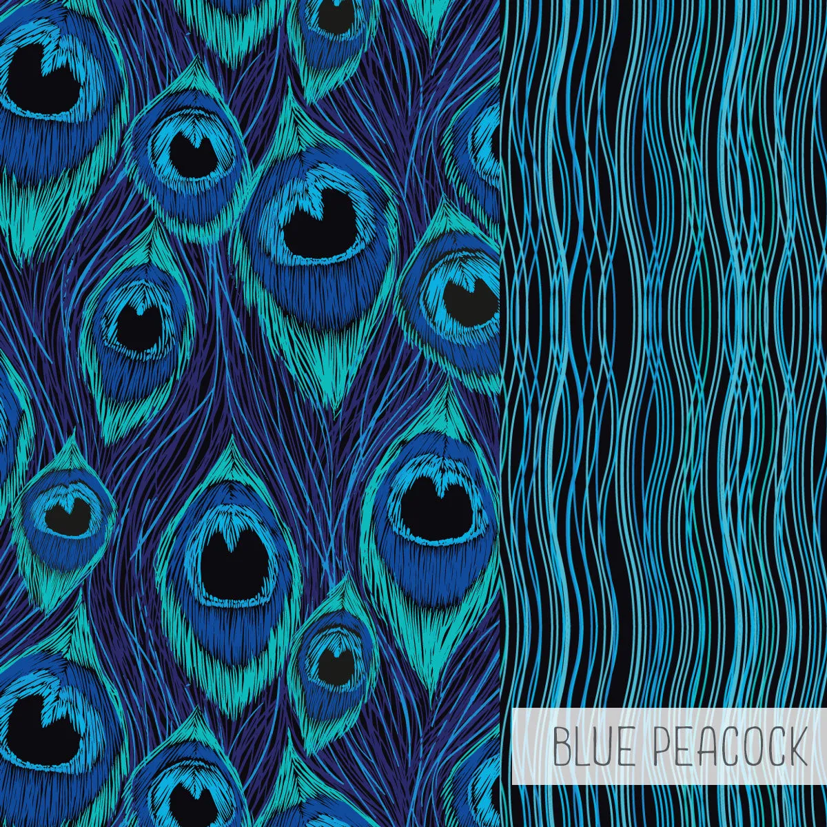 Skort | Blue Peacock