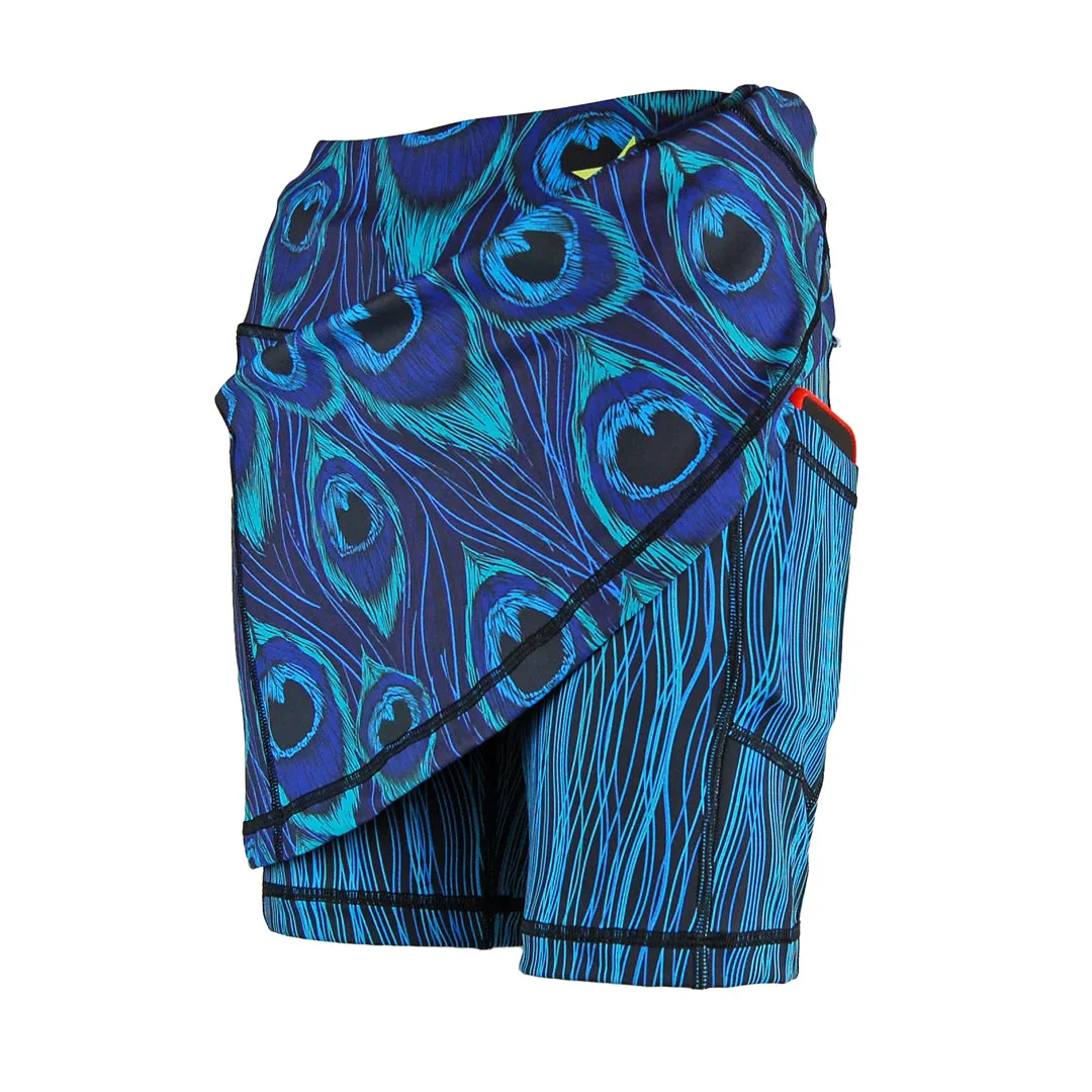 Skort | Blue Peacock
