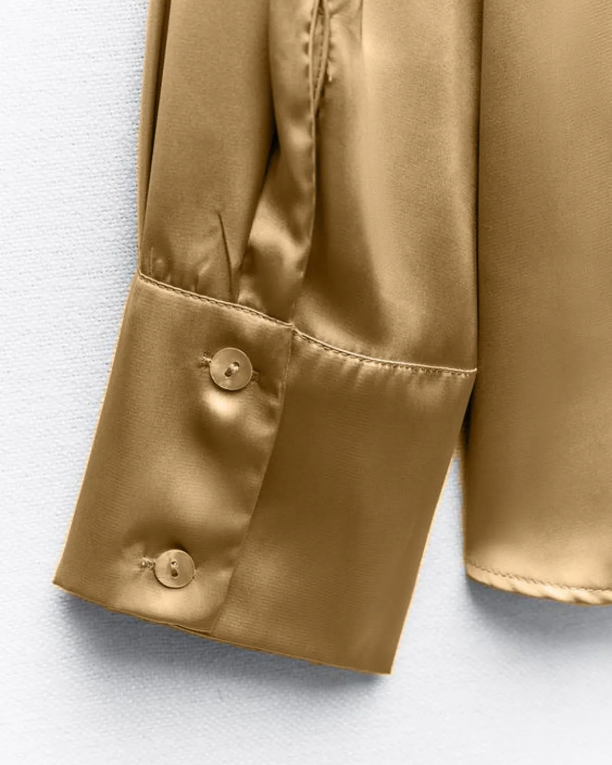 SOLID SATIN SHIRT