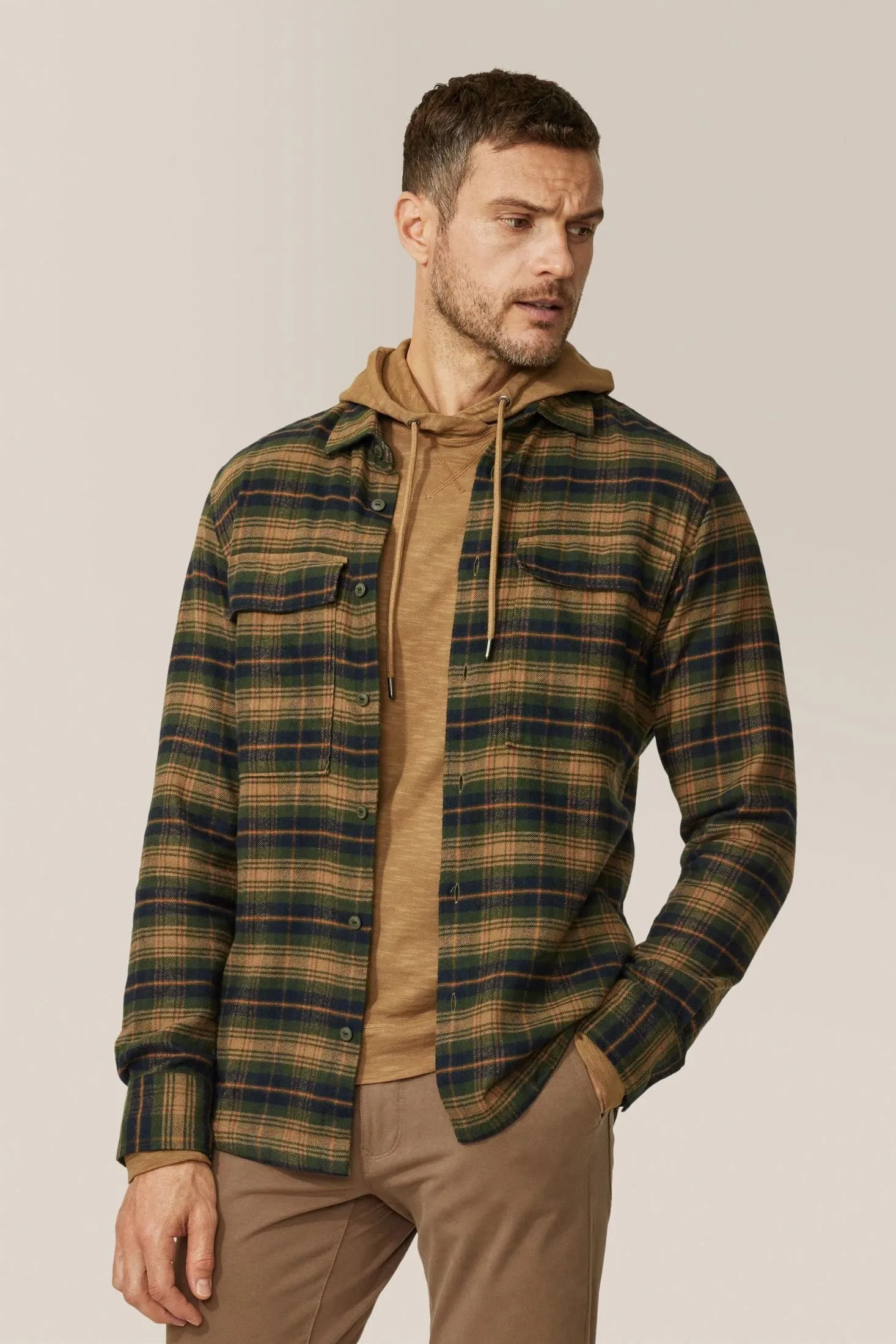 Stadium Shirt Jacket | Responsible Cotton Flannel
