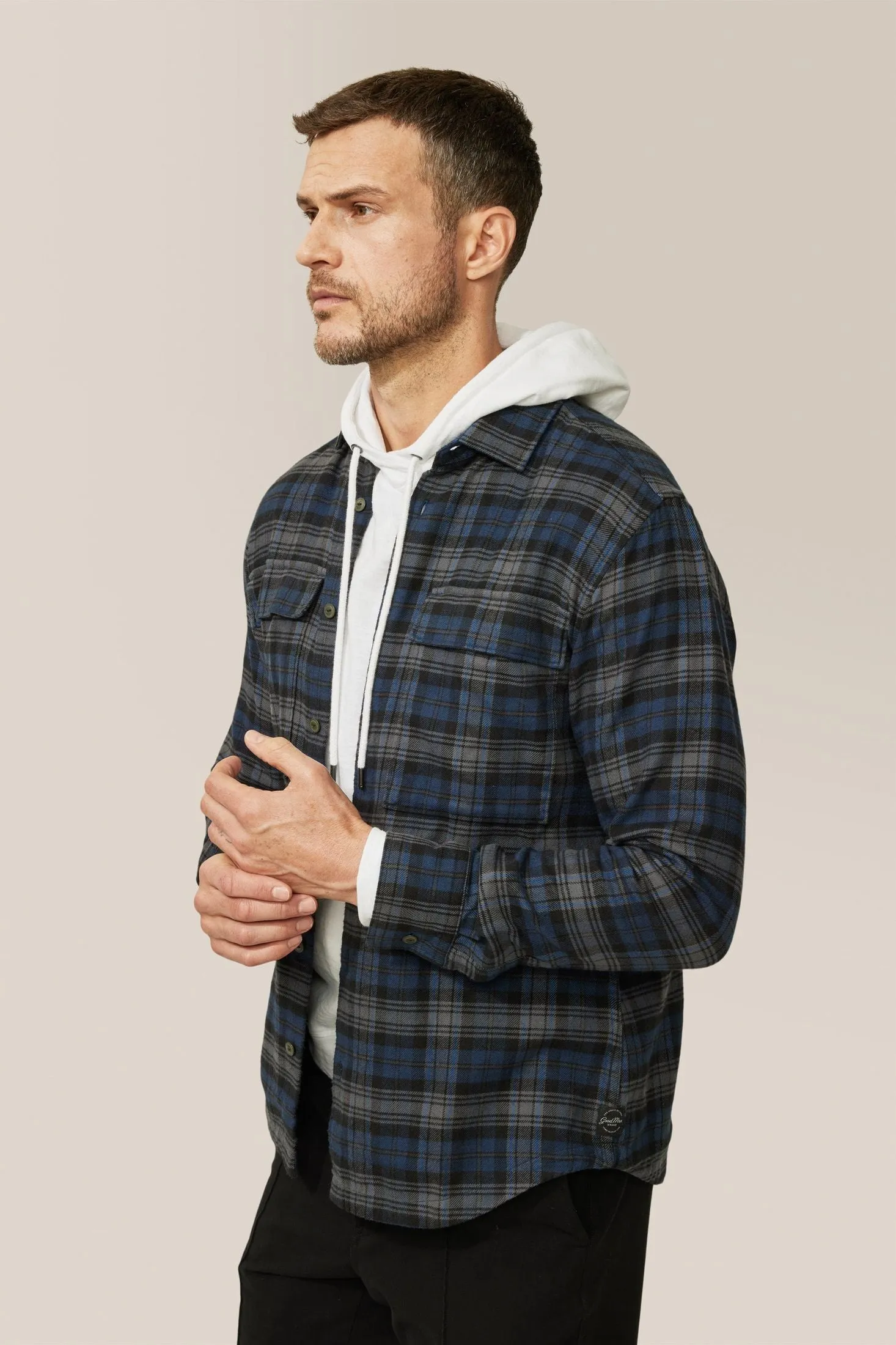 Stadium Shirt Jacket | Responsible Cotton Flannel