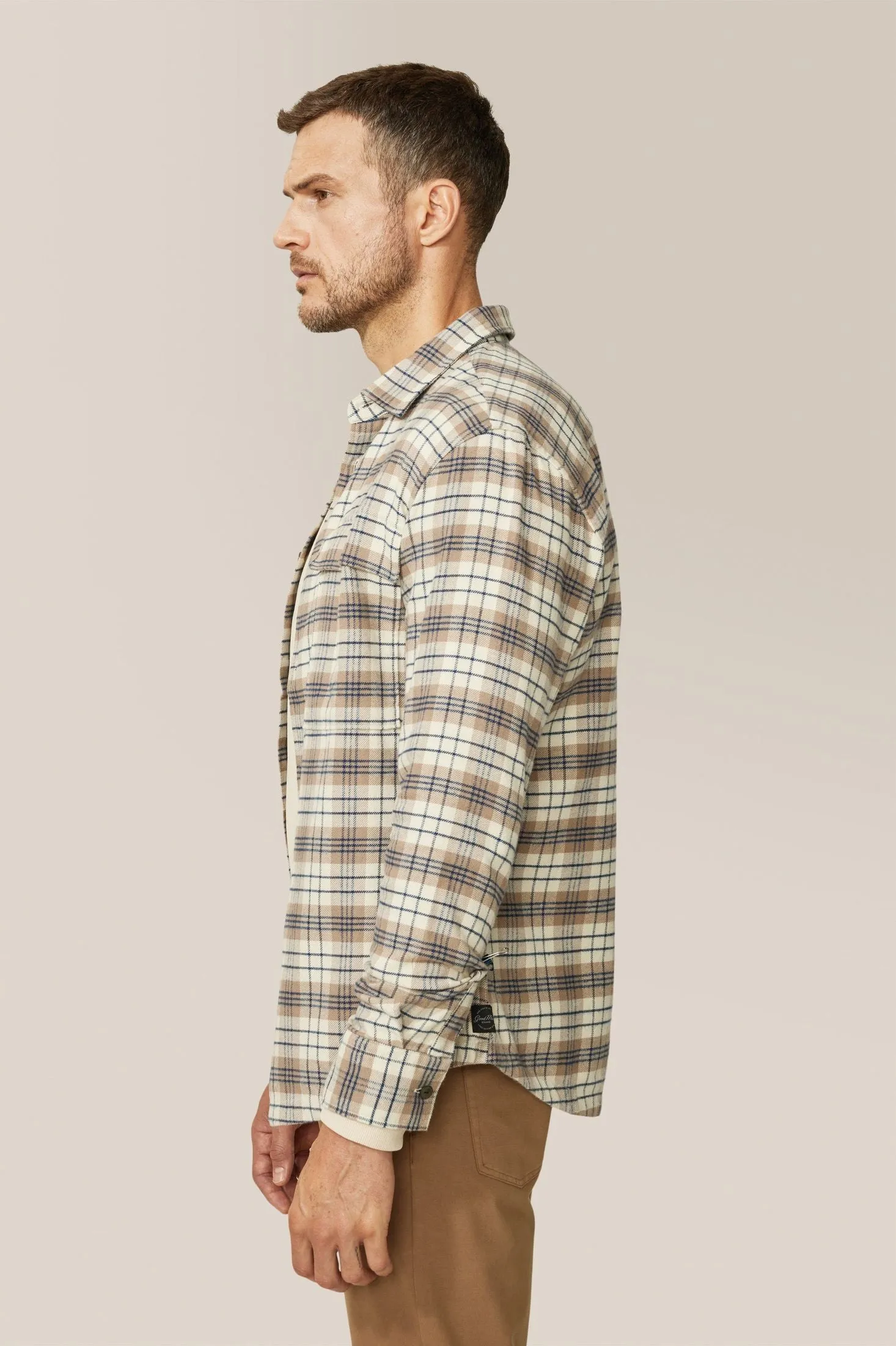 Stadium Shirt Jacket | Responsible Cotton Flannel
