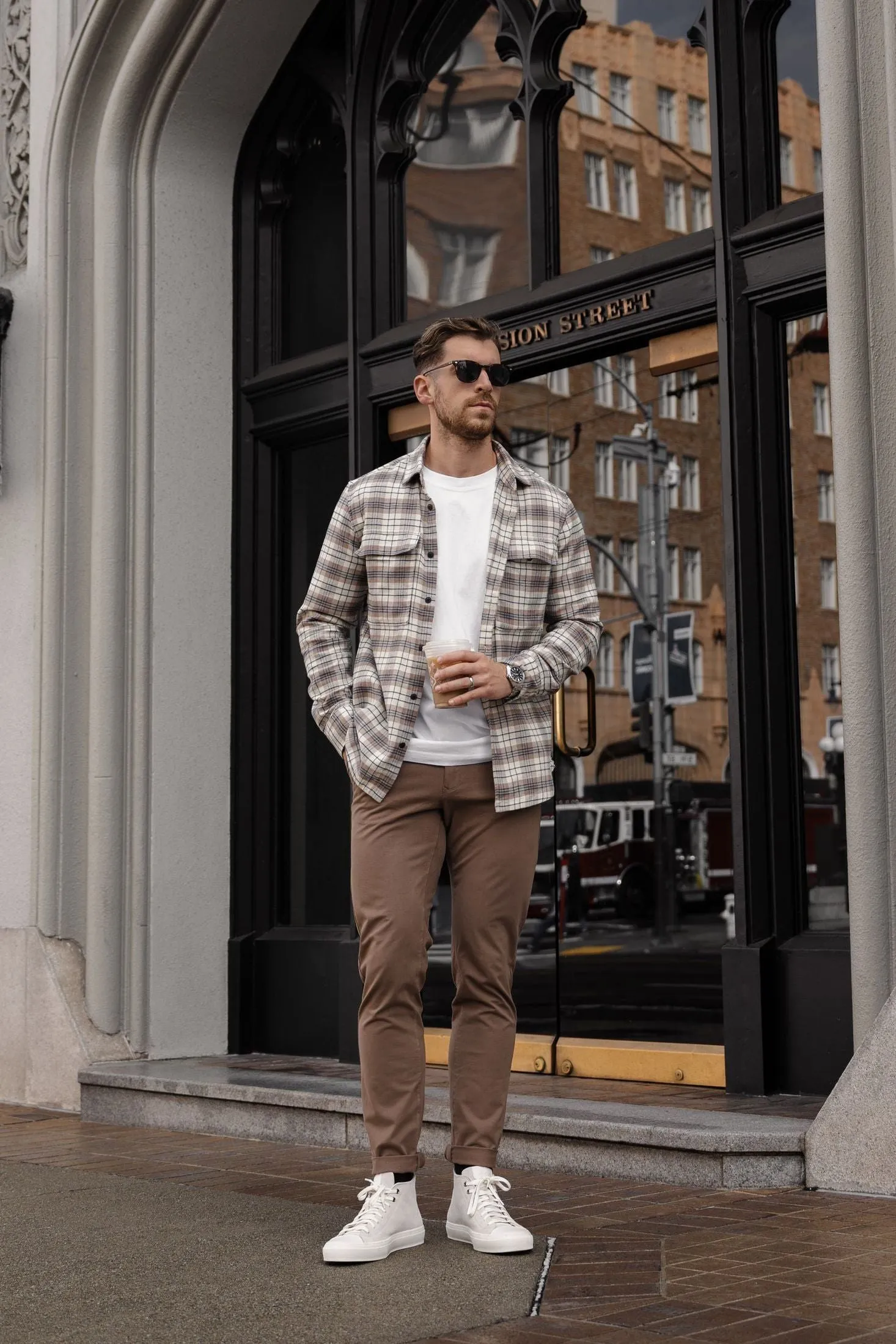 Stadium Shirt Jacket | Responsible Cotton Flannel