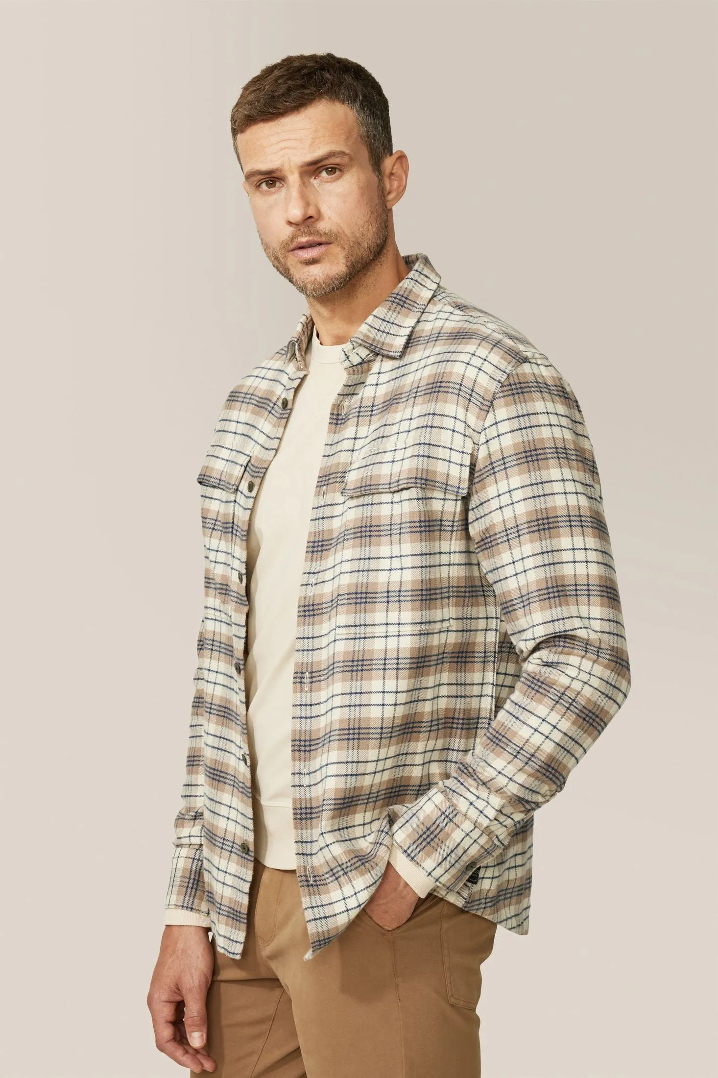 Stadium Shirt Jacket | Responsible Cotton Flannel