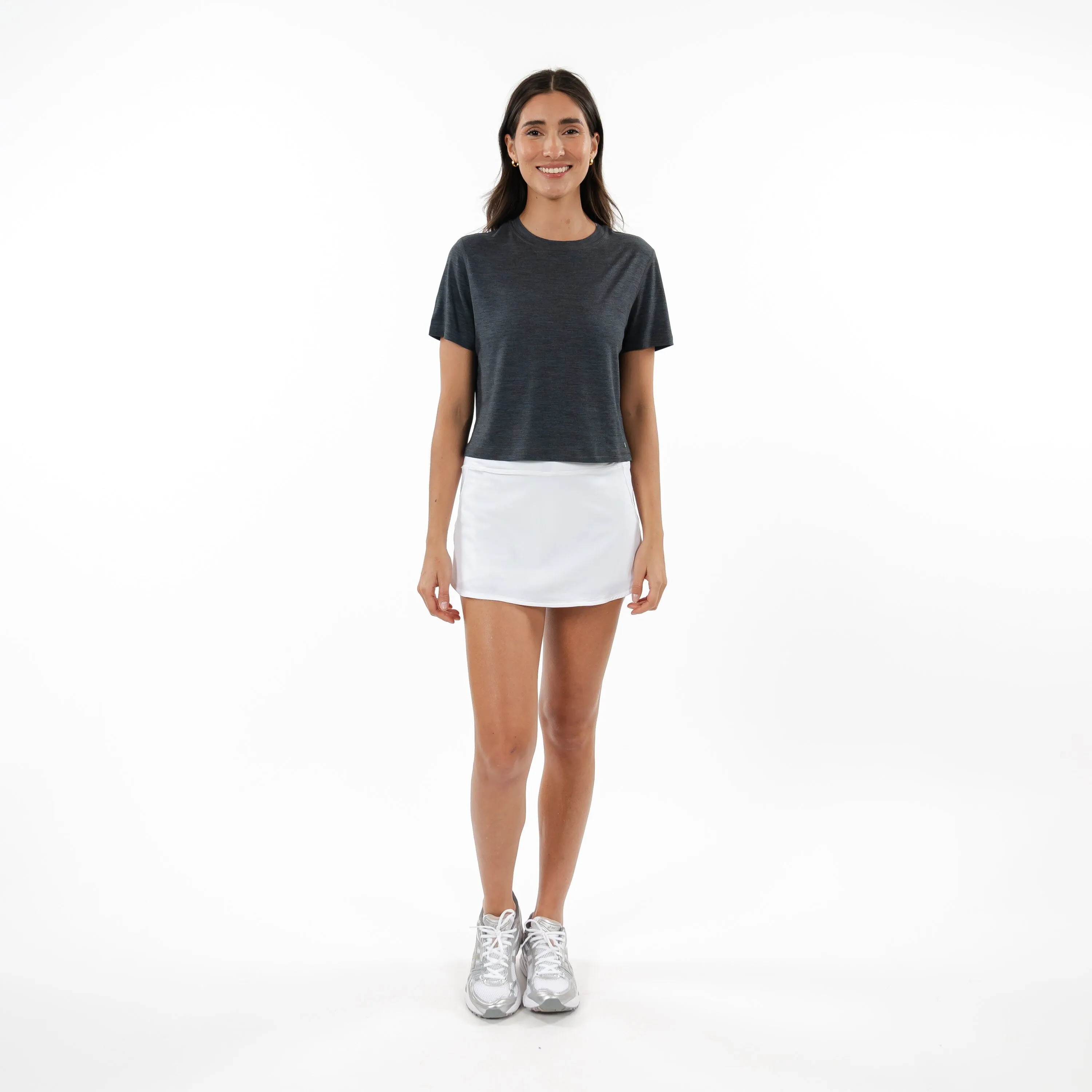 Steffi Active Skort | Solid - White