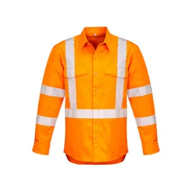 Syzmik Workwear | Mens Hi Vis X Back Taped Shirt | ZW690