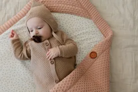 Textured Romper-Cappucino
