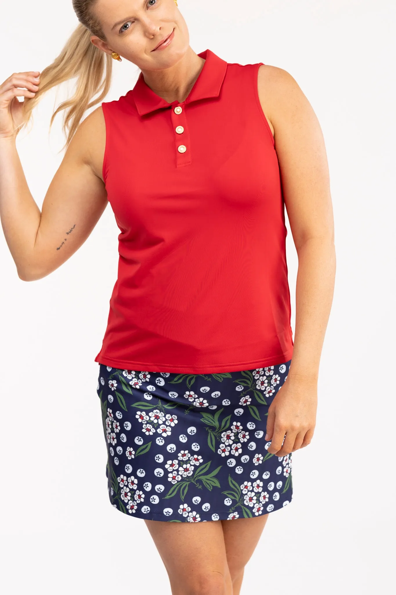 The Alice Polo - Cherry