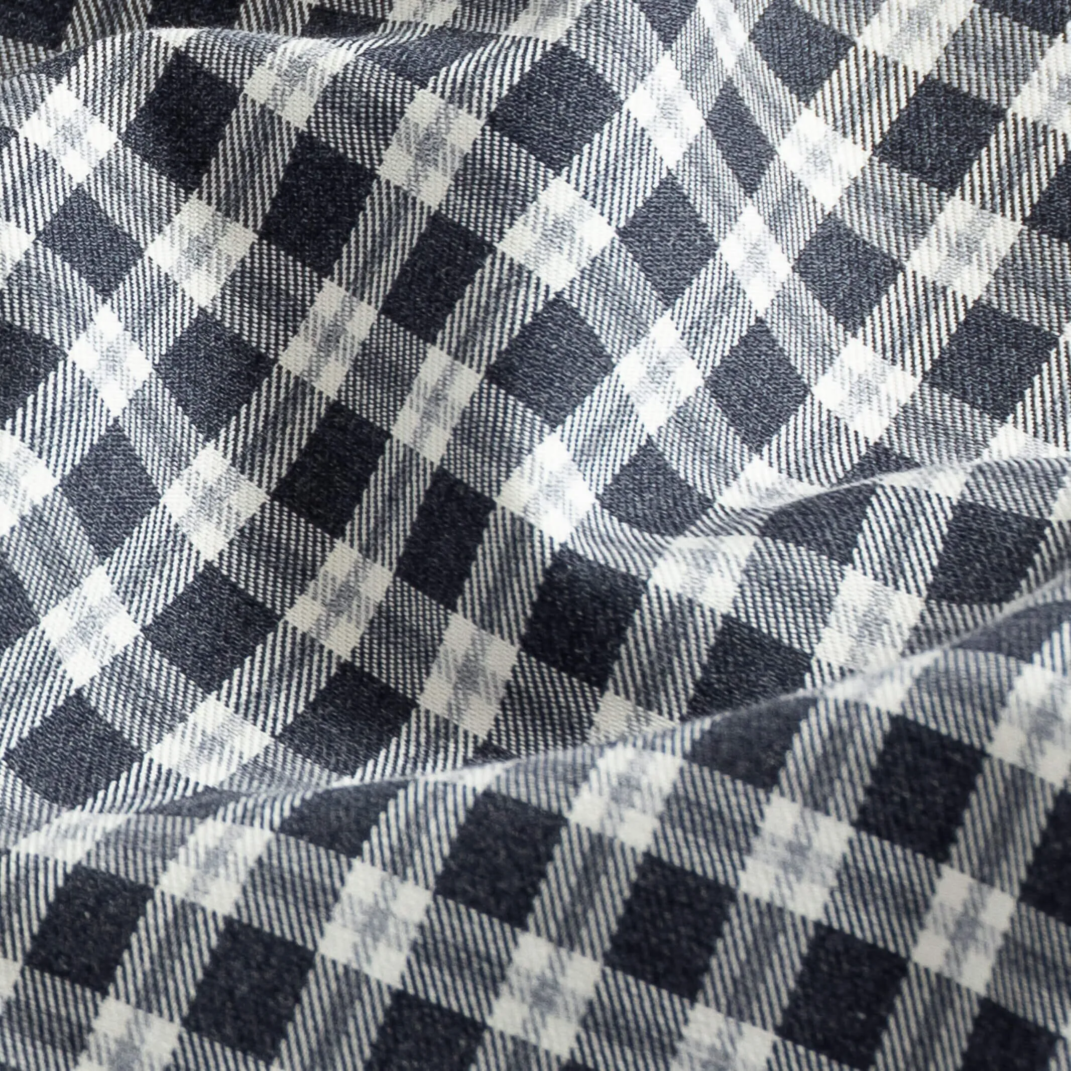 Thomas Mason Hartney Casual Shirt in Charcoal Flannel