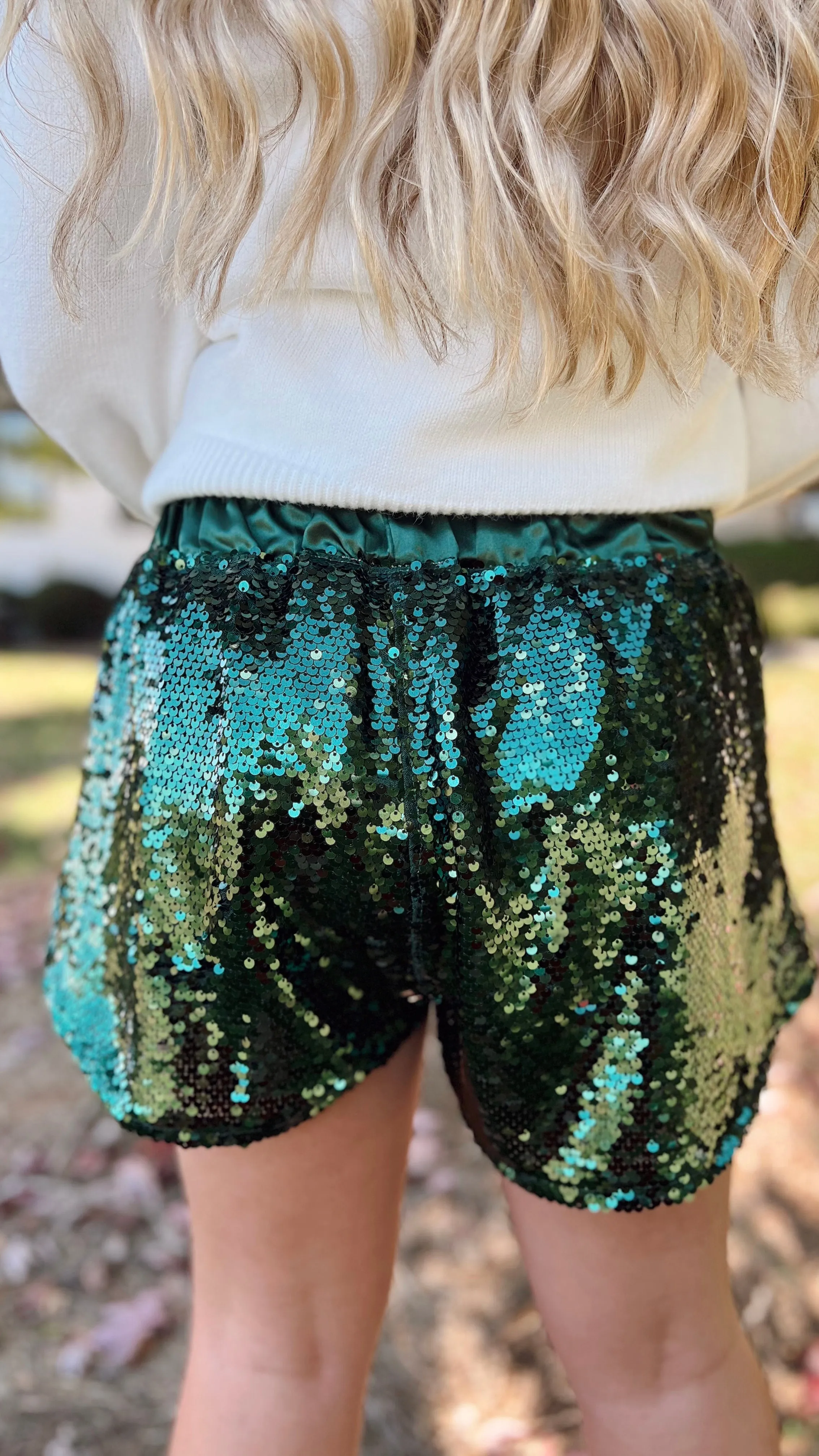 The Emerald Sparkle Skort