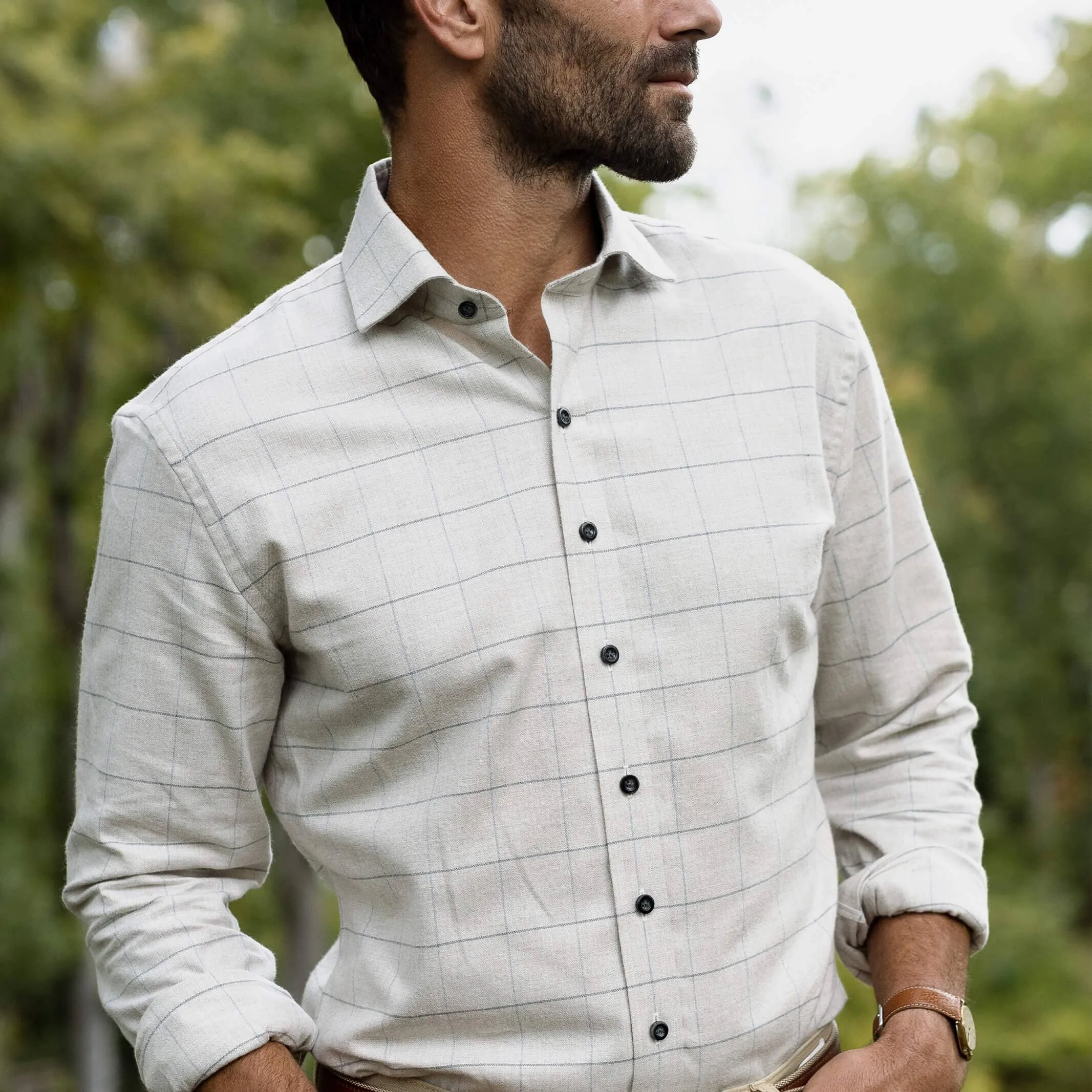 The Oatmeal Gossett Flannel Custom Shirt