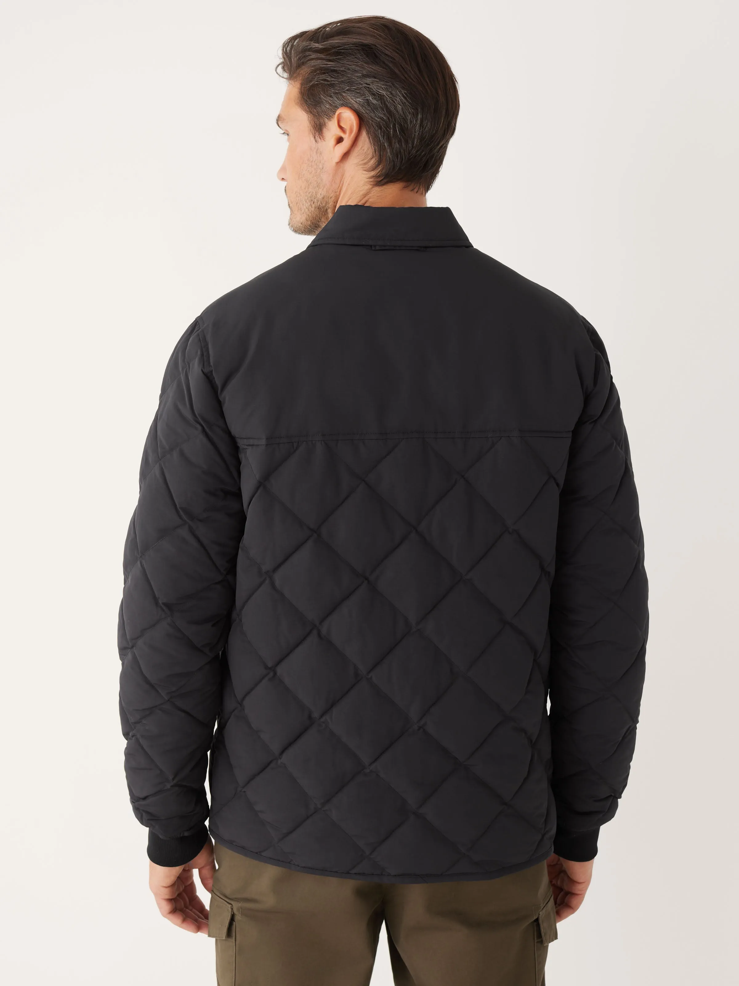 The Skyline Point Collar Jacket in Black
